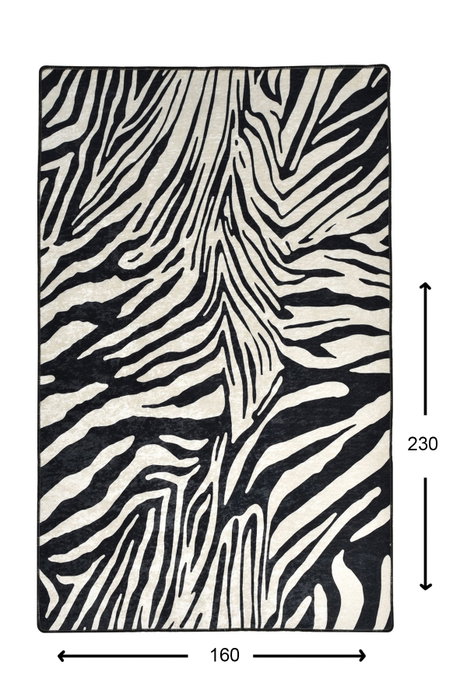 Conceptum Alfombra Zebra Multicolor 160 x 230 cm